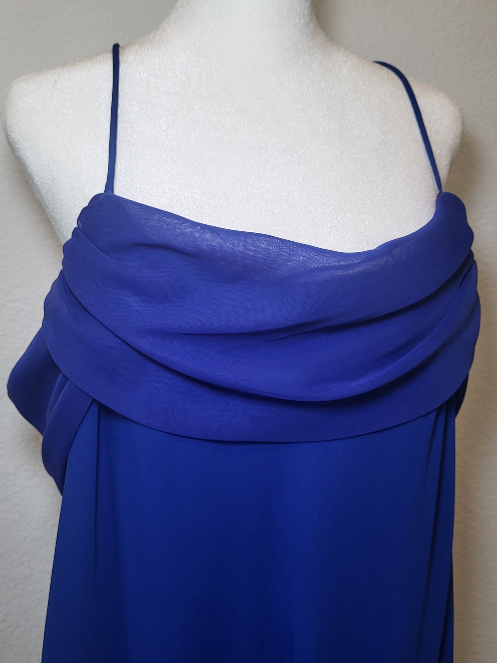 Fiesta Royal Blue Dress With Spagehetti Straps